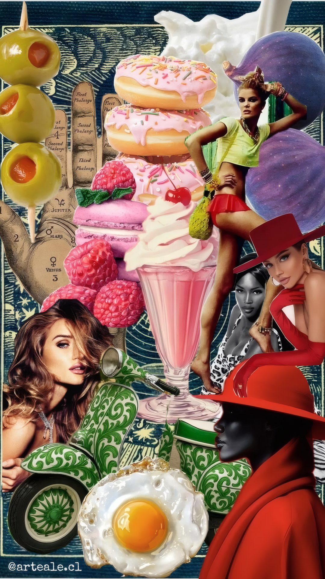 Collage Helado de ArteAle