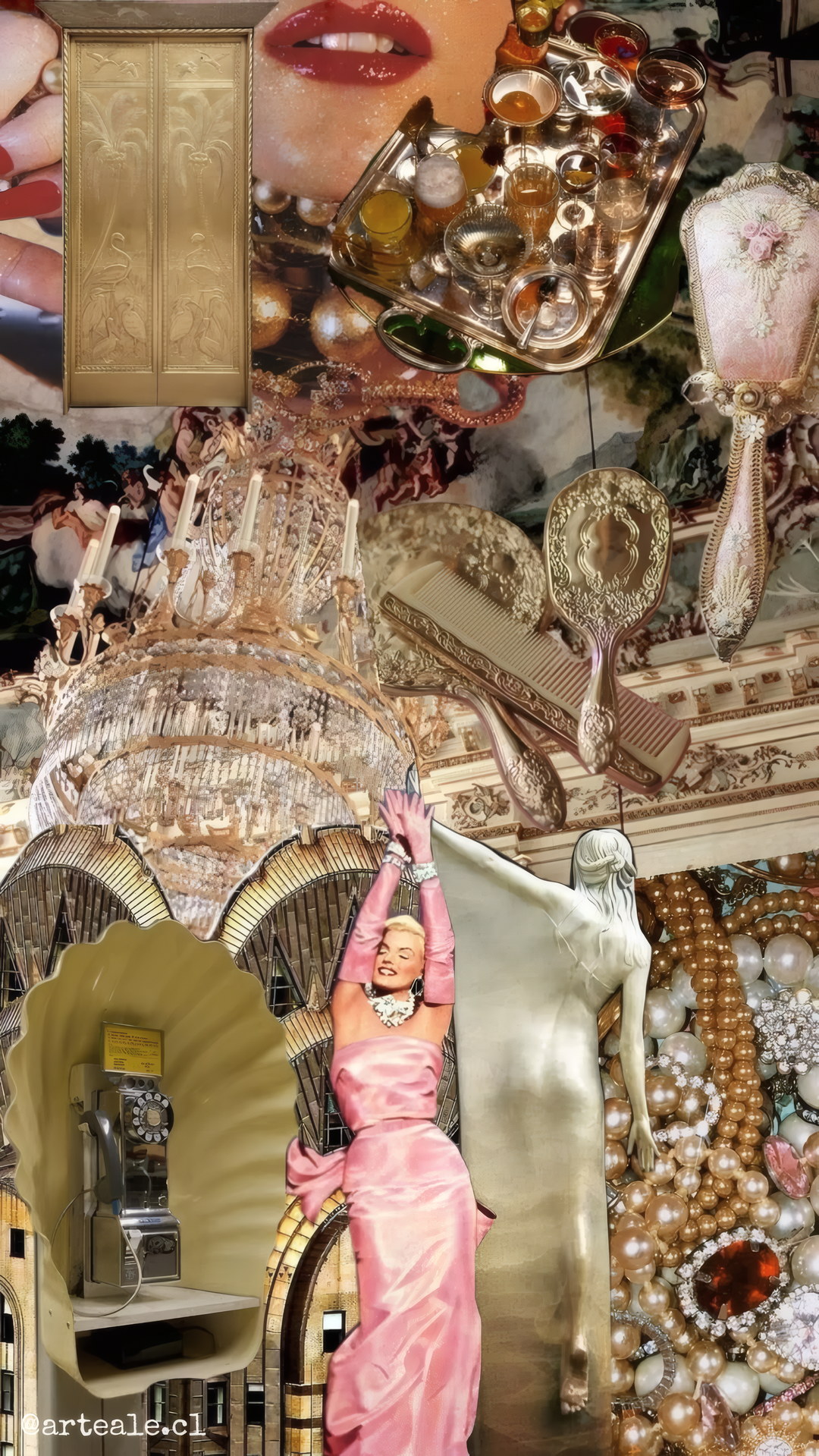Collage Marilyn Versalles de ArteAle
