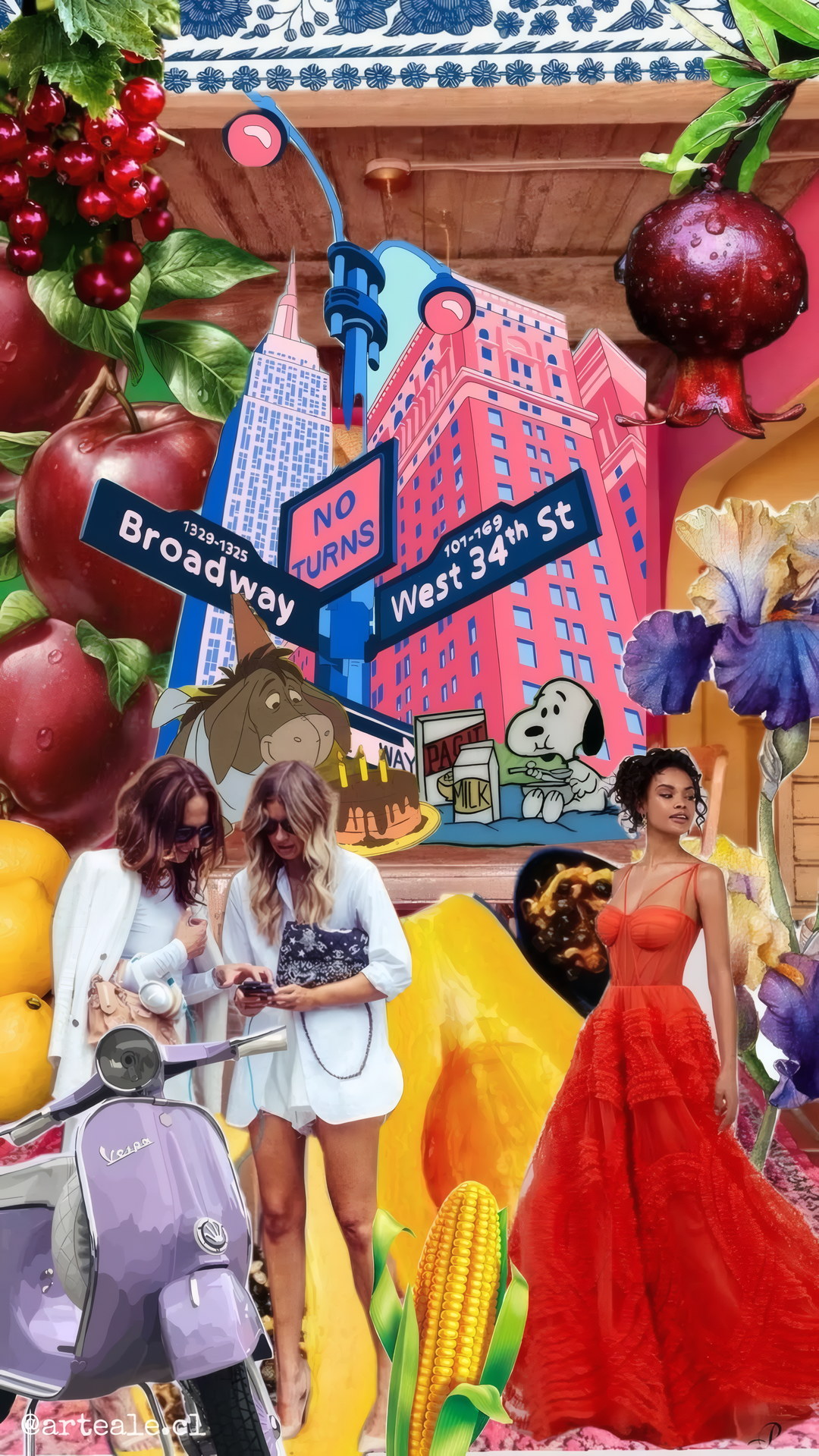Collage Nueva York Pop de ArteAle