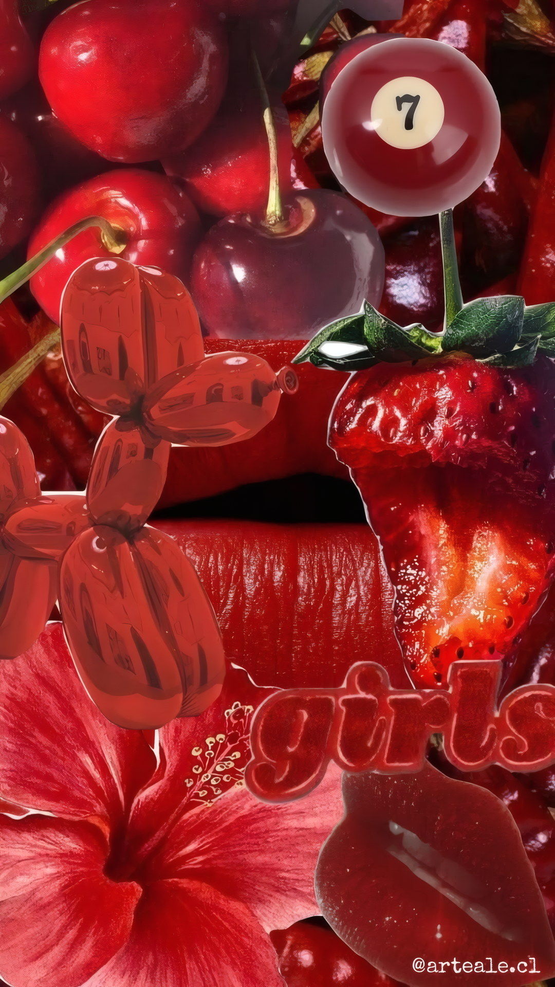 Collage Rojo de ArteAle